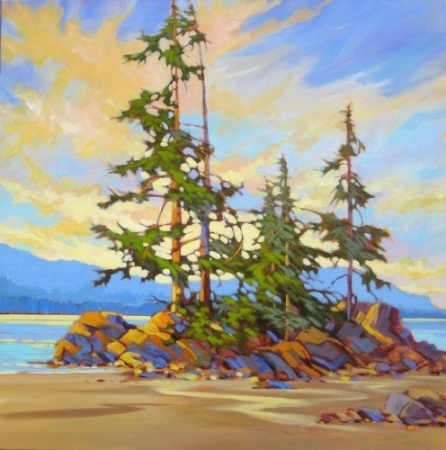 Trees at the Shore, Tofino