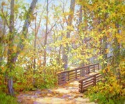 Autumn on the Fort to Fort Trail, 30x36”