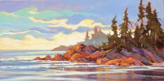 Shoreline Gold, 12”x24”