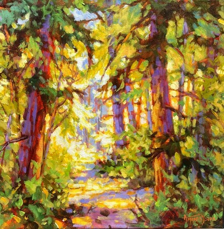 Forest Trail, 12”x12”