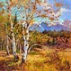 Autumn Brilliance, 36”x36”, acrylic on canvas